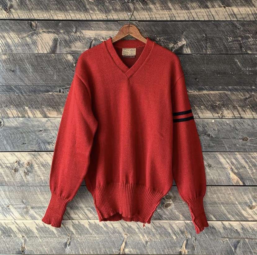 40's〜 Lettered Pullover Knit