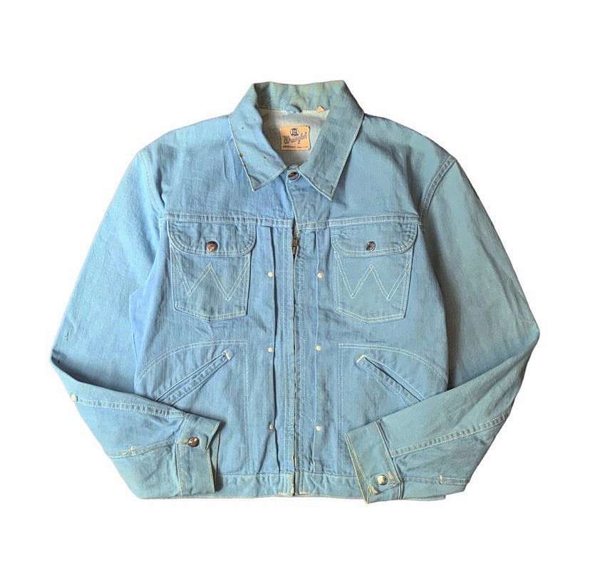 1960's Wrangler 22MJZ Sax Blue Denim Jkt
